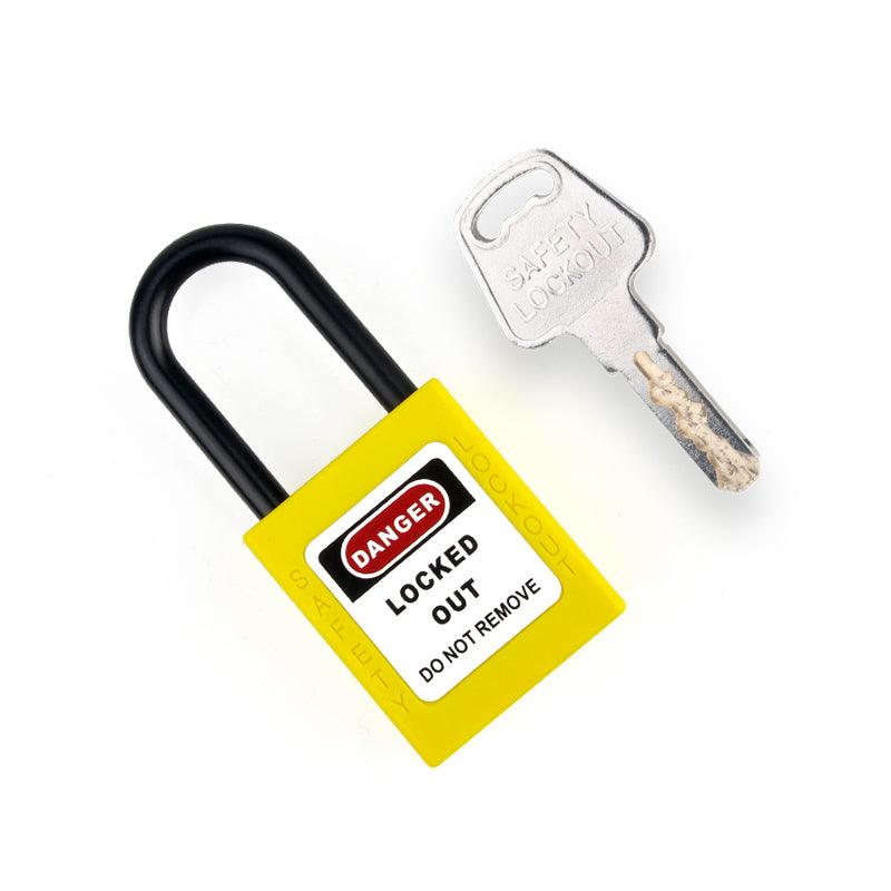 Nylon LOTO Veiligheidshangslot | Lock Out Tag Out Slot | 38mm - ROOD - LOCKOUTSTORE.nl
