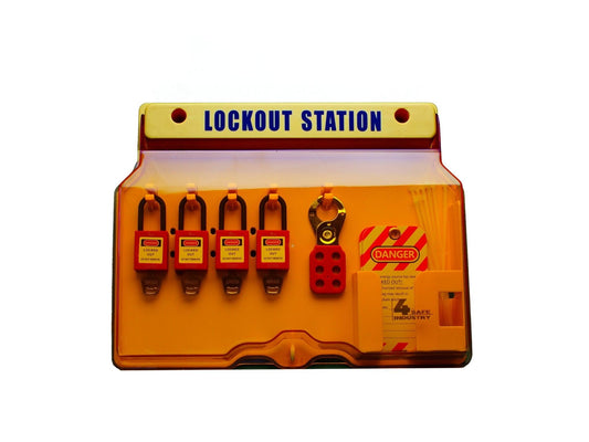 Lockout Tagout (LOTO) LOTO station - Wandmontage - LOCKOUTSTORE.nl