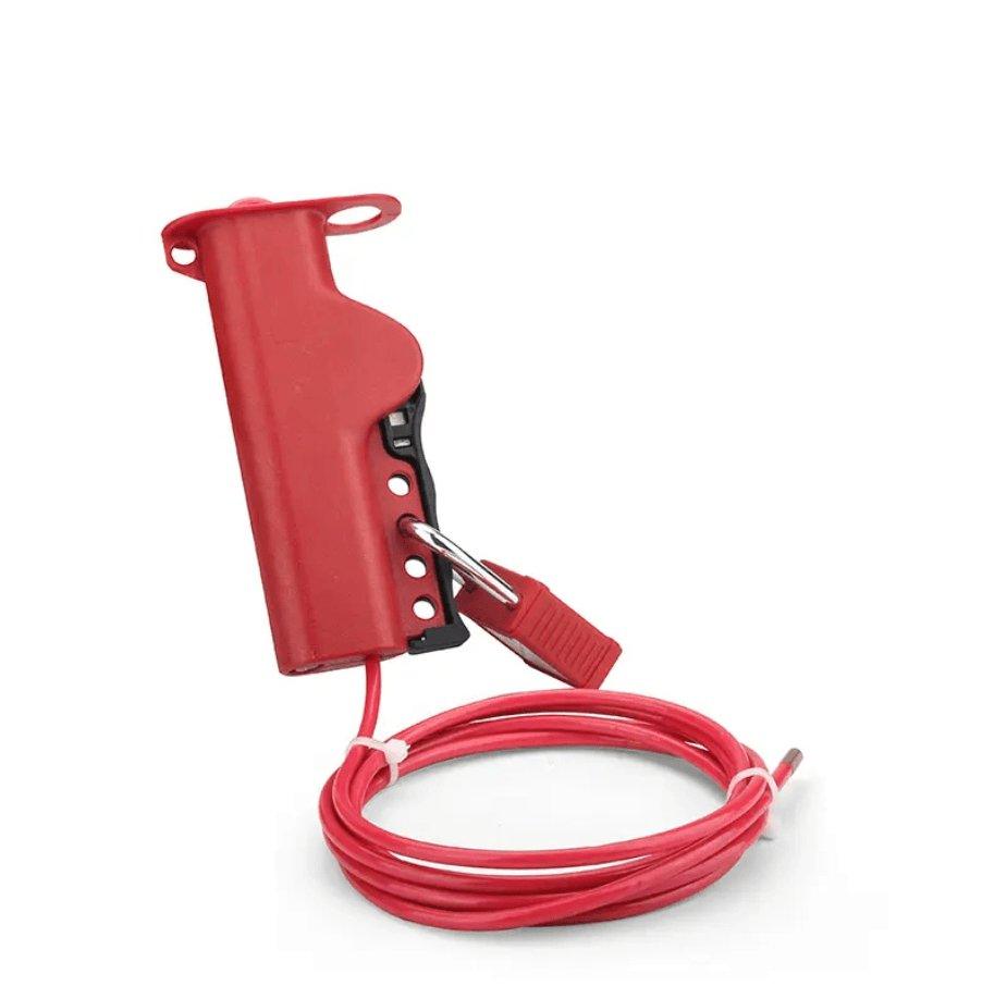 Universeel LOTO Kabelvergrendelingssysteem met Nylon Kabel - Veelzijdige Lockout Tagout Beveiliging - LOCKOUTSTORE.nl