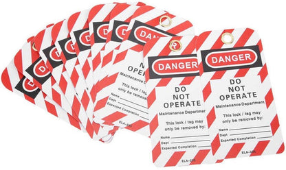 Lock out (LOTO) Waarschuwingstag 'DO NOT OPERATE' - 4SafeIndustry