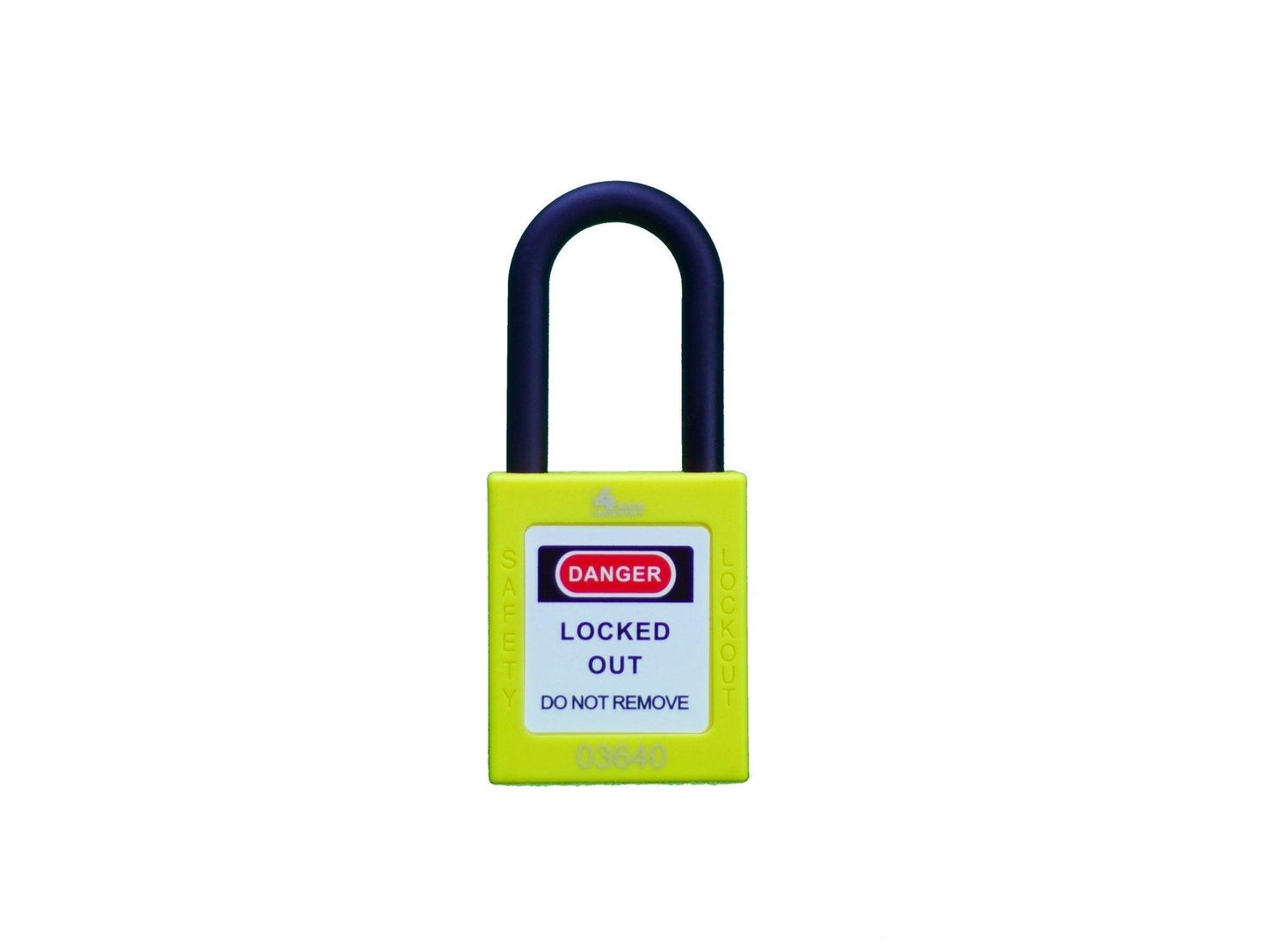 Lock out (LOTO) Hangslot Nylon 38mm - Geel - 4SafeIndustry