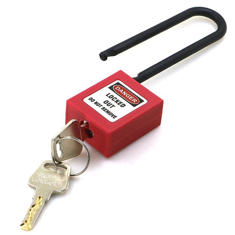 Veiligheid Lock - out Hangslot Nylon 76mm - LOCKOUTSTORE.nl